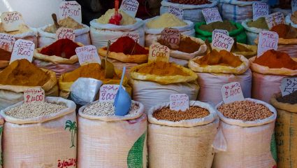 Variety of Spices in Morocco