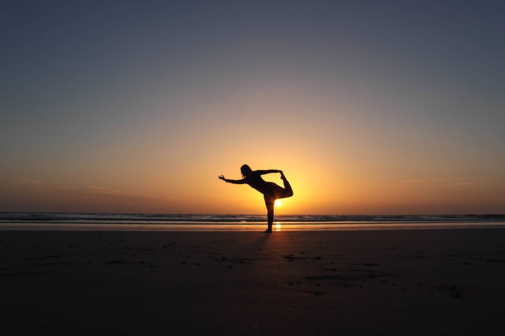 Yoga am Strand