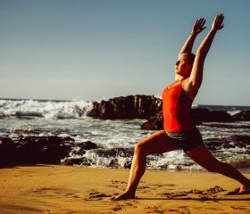 Yoga à la plage