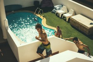 Pool Area Surfhouse Fuerteventura