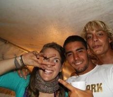 Cristina hat immer Spass im Camp