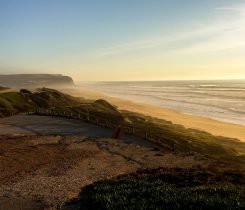 View from the accommodation on the beach