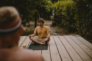 Entspannung beim Yoga in Moliets