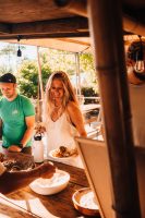 Buffet im Surfcamp Moliets