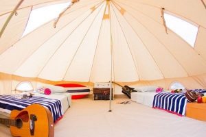Cozy bell tent in Moliets