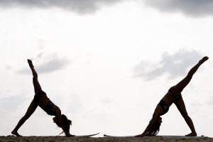 Die perfekte Umgebung für einen Yogakurs