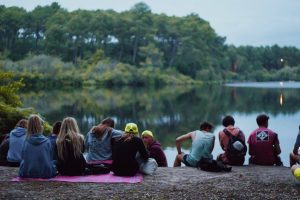 Por supuesto, no siempre tiene que haber acción para pasarlo bien Lake cerca junior surf camp Francia