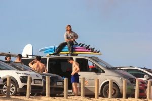 Pol sucht sich immer den besten Ort für den Spotcheck Pol sucht sich immer den besten Ort für den Spotcheck