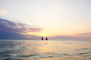 Hermosa puesta de sol en San Vicente de la Barquera Hermosa puesta de sol en San Vicente de la Barquera