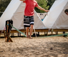 Slacklines findet ihr in allen unseren Camps