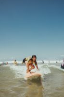 Take-Off in der Surfschule in Moliets Surfurlaub in Moliets