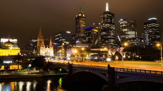 Melbourne bei Nacht Melbourne bei Nacht
