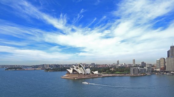 Das berühmte Opernhaus von Sydney Das berühmte Opernhaus von Sydney