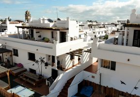 Unser Surfhostel Fuerteventura von oben Unser Surfhostel Fuerteventura von oben