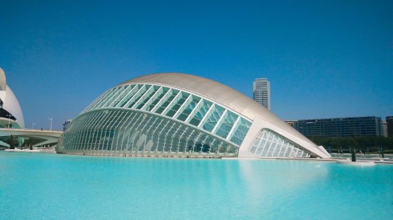 Moderne Architektur der Oper in Valencia