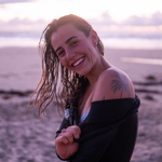 🌅All smiles after sunset surfing in cantabria🌅