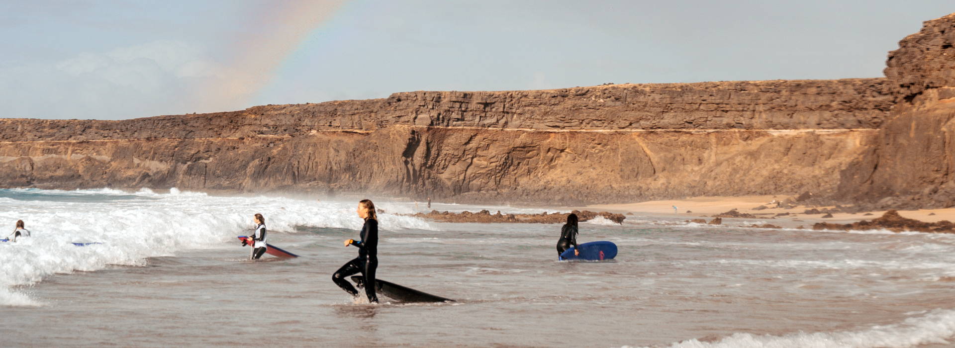 Surfcamp Fuerteventura Surf beach